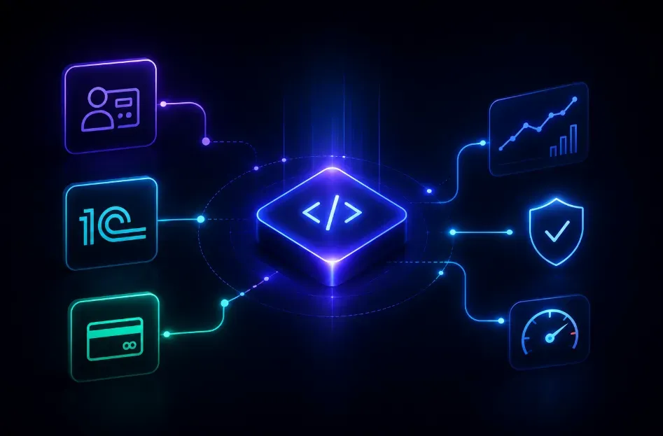 Интеграции с CRM, 1С и платёжками